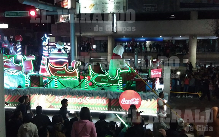 Caravana Coca Cola recorri calles de Tuxtla El Heraldo de