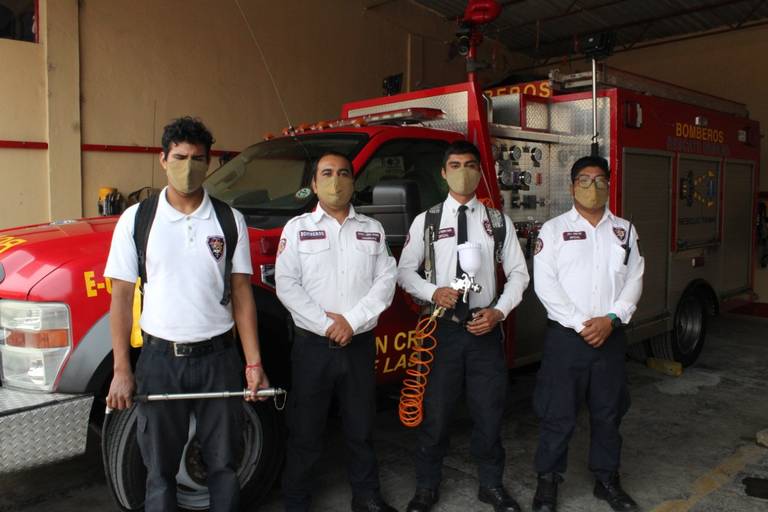 Bomberos de Chiapas elaboran métodos de protección y prevención por  Covid-19, sanitización, contingencia, prototipos - El Heraldo de Chiapas |  Noticias Locales, Policiacas, sobre México, Chiapas y el Mundo