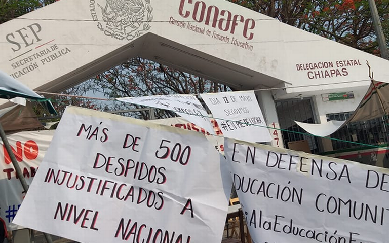 Despedidos del CONAFE Chiapas se sumarán a las movilizaciones de la CNTE -  El Heraldo de Chiapas | Noticias Locales, Policiacas, sobre México, Chiapas  y el Mundo