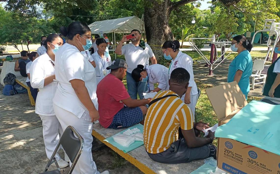 Protección civil brinda atención médica a migrantes en Tonalá – el Heraldo de Chiapas