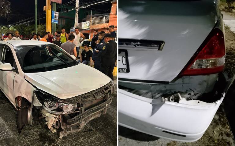 Conductor choca varios autos en Tuxtla Gutiérrez - El Heraldo de Chiapas |  Noticias Locales, Policiacas, sobre México, Chiapas y el Mundo