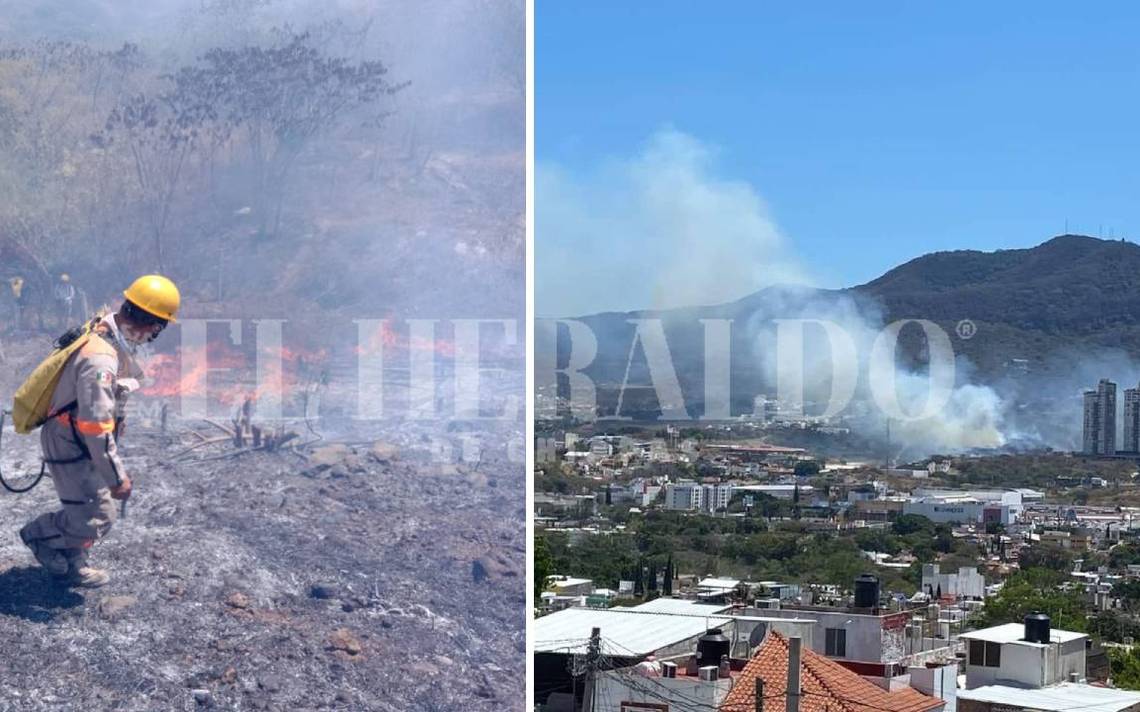 Incendio en Tuxtla detrás de las torres Kaan bypass Sur PC – El Heraldo de Chiapas