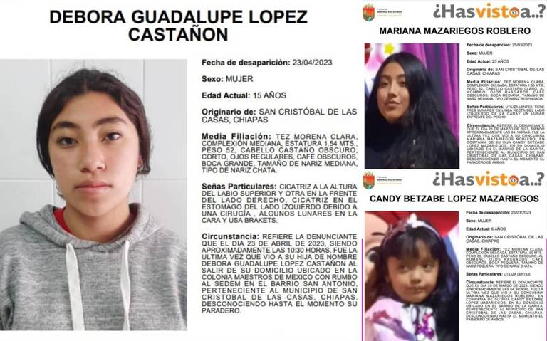 san cristóbal desaparecen mujeres continua el panico - El Heraldo de  Chiapas | Noticias Locales, Policiacas, sobre México, Chiapas y el Mundo